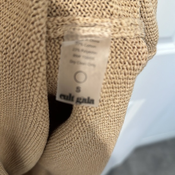 CULT GAIA CAMERON KNIT DRESS - SAND. SIZE S NWT - Picture 5 of 6
